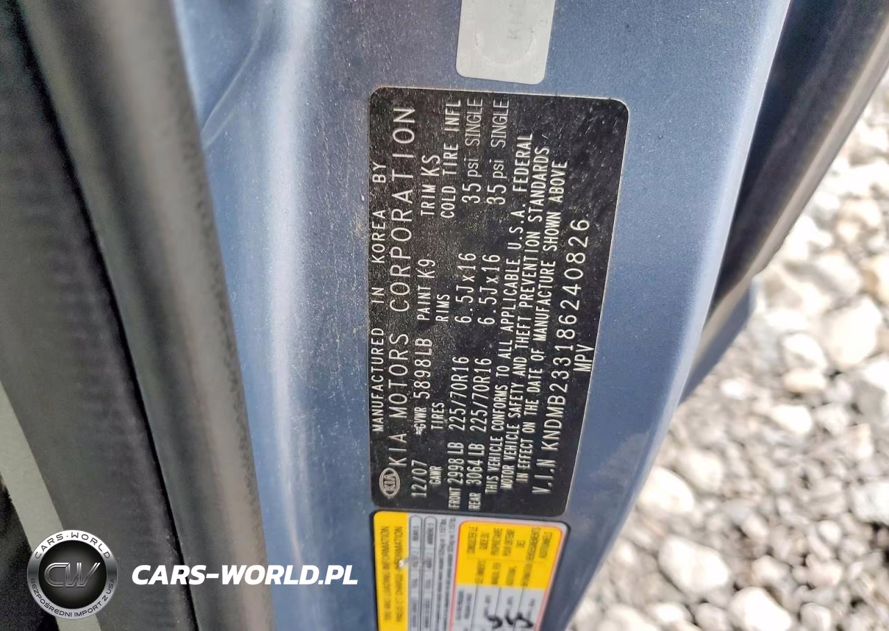2008 Kia Sedona Lx VIN:KNDMB233186240826 - 13