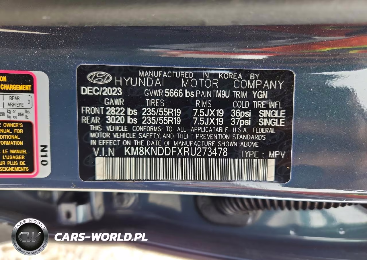 2024 Hyundai Ioniq 5 Sel VIN:KM8KNDDFXRU273478 - 12