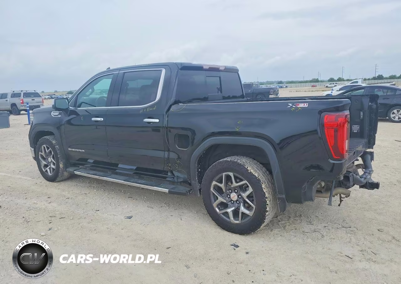 2022 GMC Sierra K1500 Slt VIN:3GTUUDED6NG591236 - 2