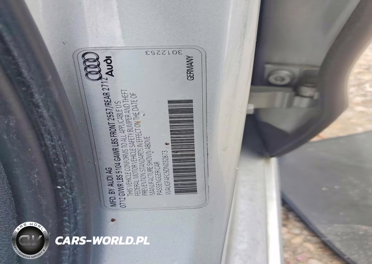 2013 Audi A6 Premium Plus VIN:WAUGFAFC5DN032873 - 12
