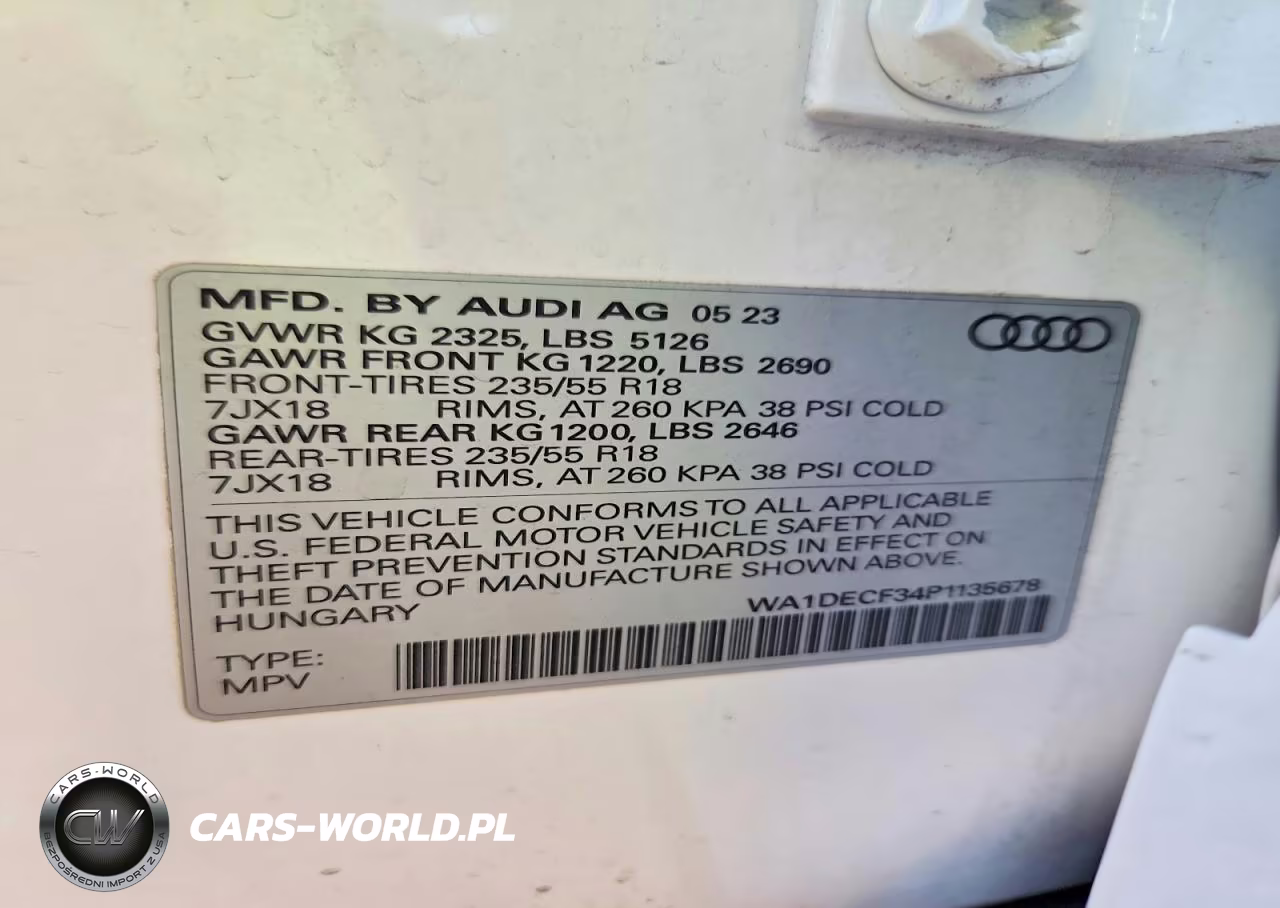 2023 Audi Q3 Premium S Line 45 VIN:WA1DECF34P1135678 - 14