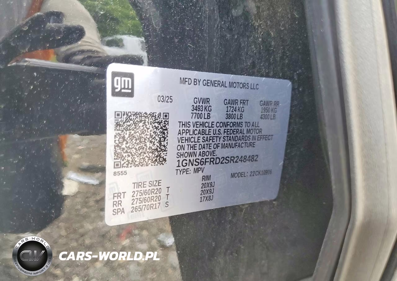 2025 Chevrolet Suburban K1500 Premier VIN:1GNS6FRD2SR248482 - 13