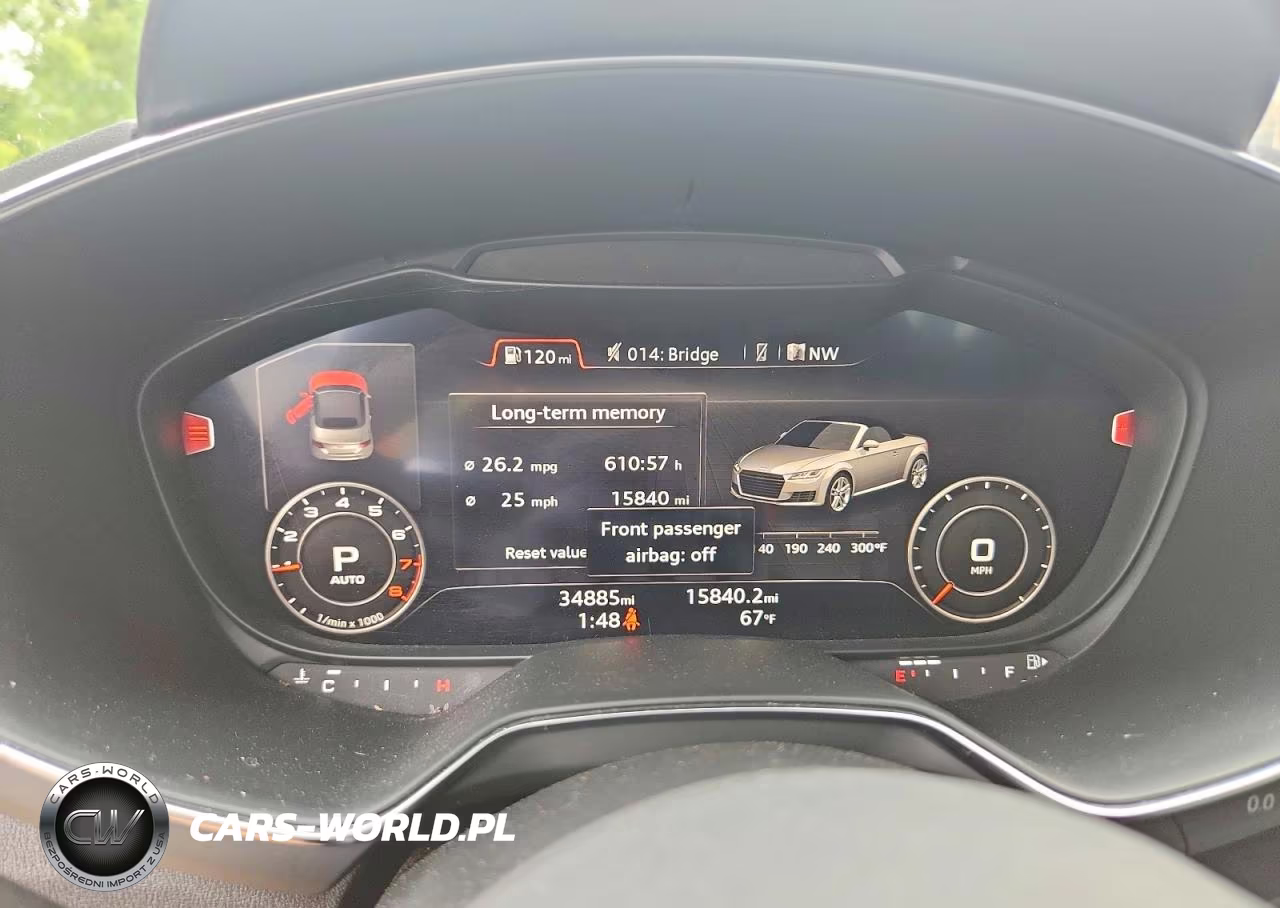 2016 Audi Tt VIN:TRUT5CFV4G1017185 - 9