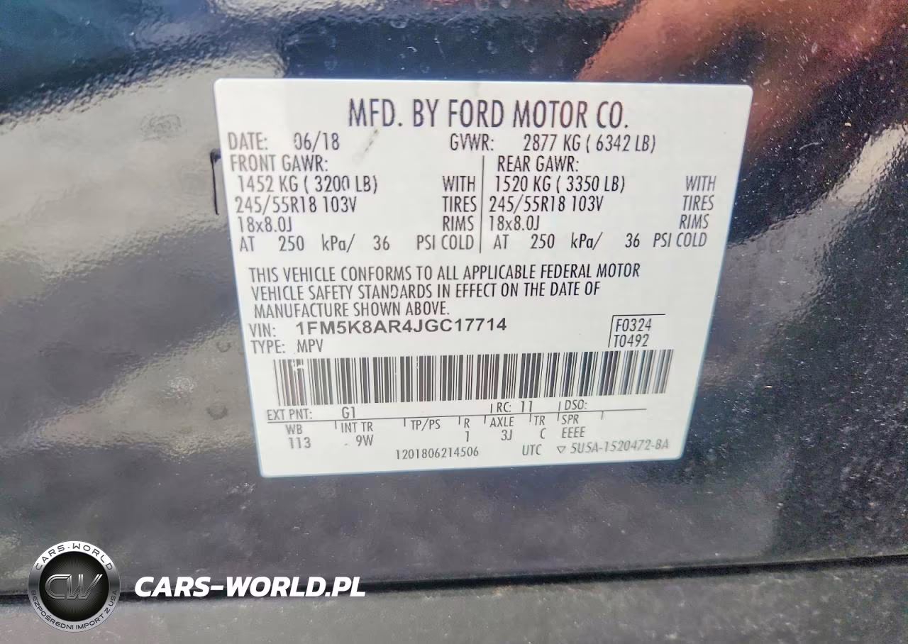 2018 Ford Explorer Police Interceptor VIN:1FM5K8AR4JGC17714 - 13