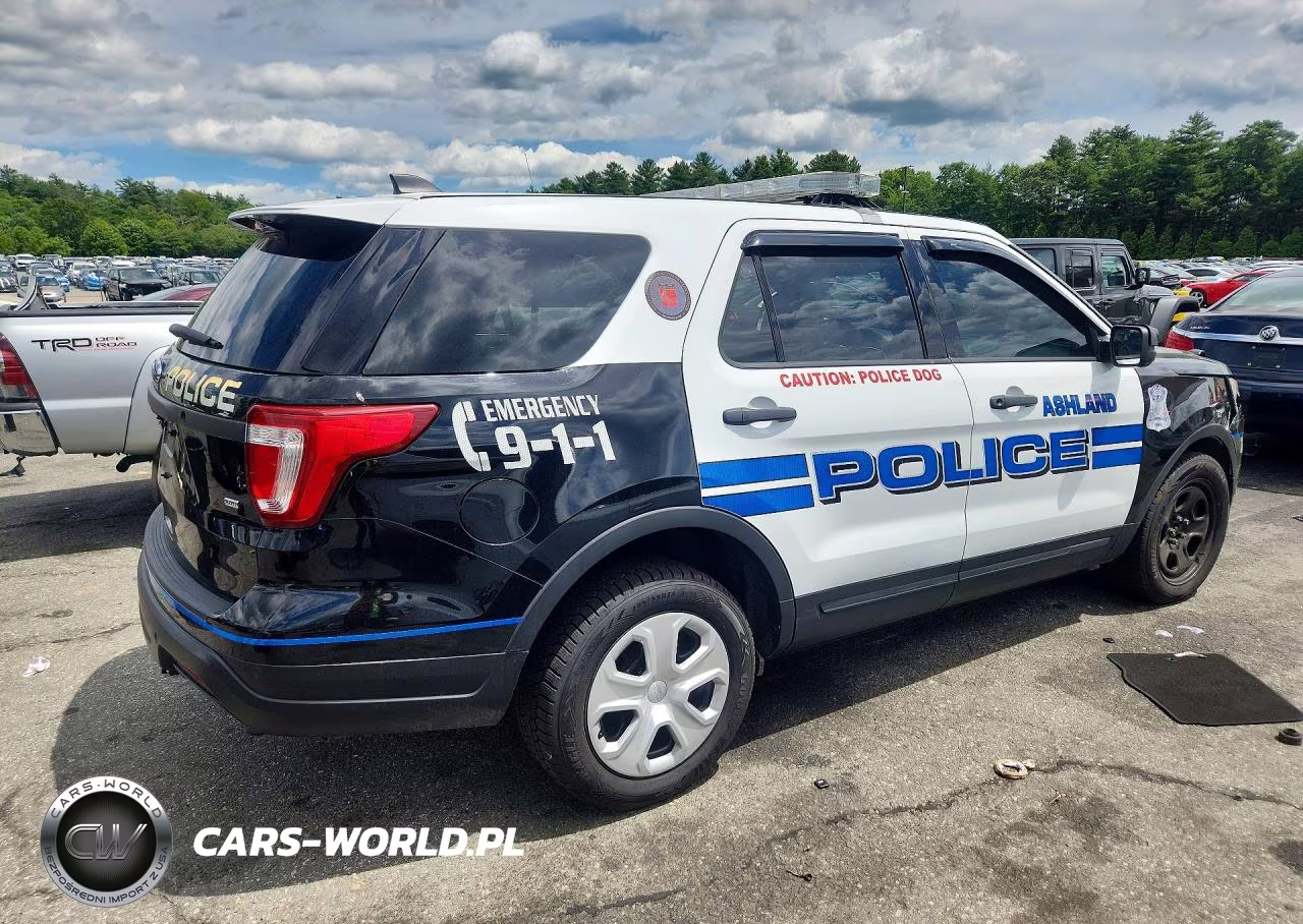 2018 Ford Explorer Police Interceptor VIN:1FM5K8AR4JGC17714 - 3