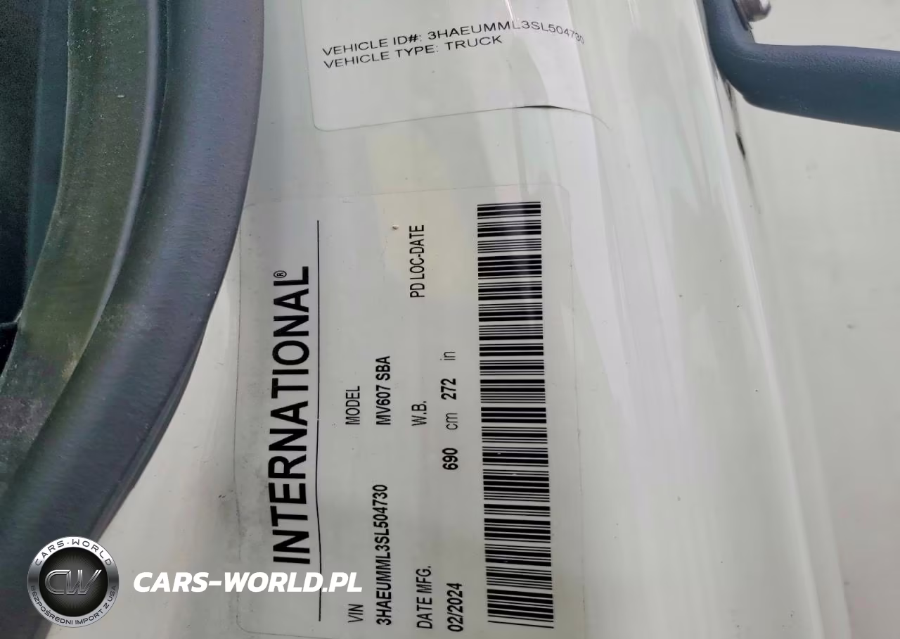 2025 International Mv607 Refrigerated Box Truck VIN:3HAEUMML3SL504730 - 10