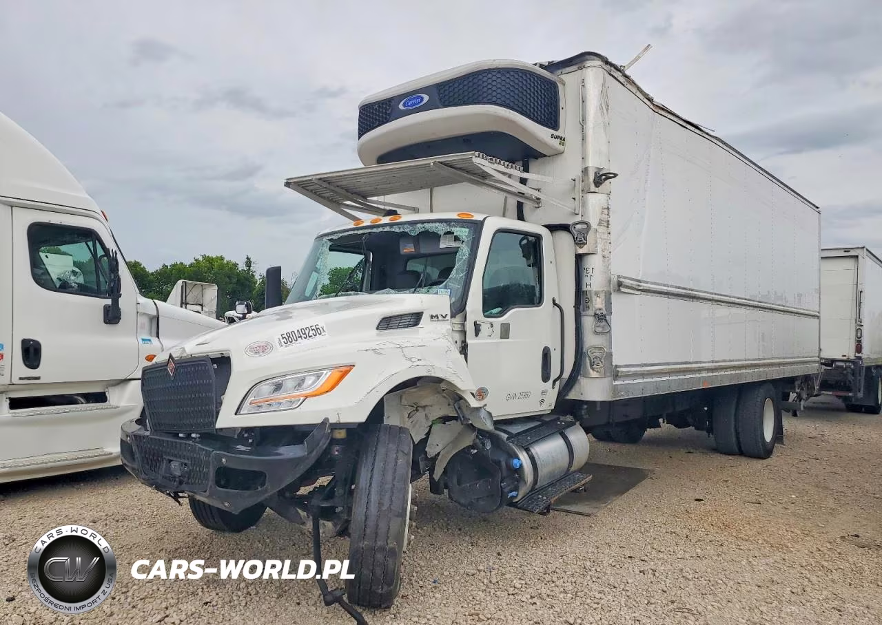 2025 International Mv607 Refrigerated Box Truck VIN:3HAEUMML3SL504730 - 2