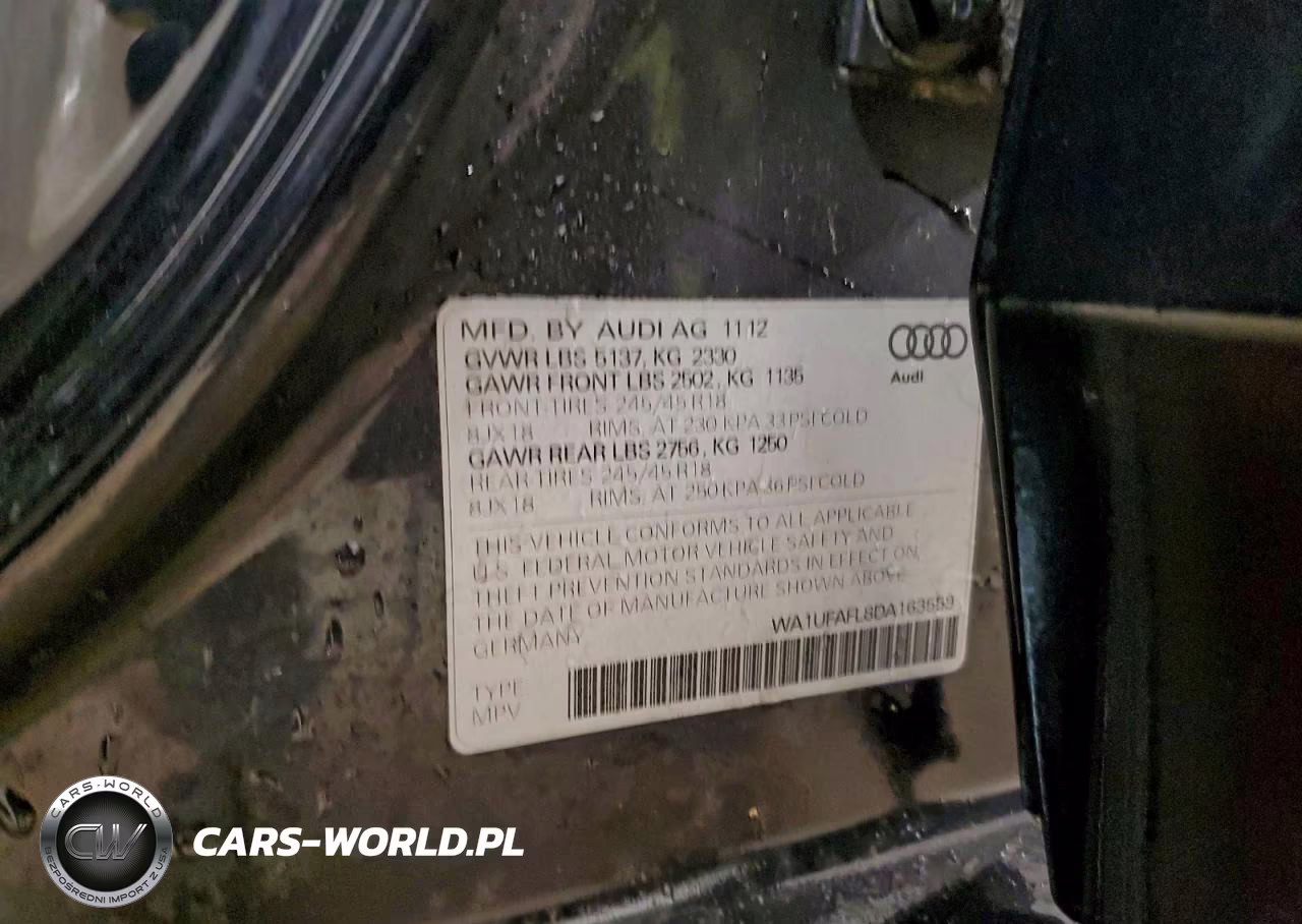 2013 Audi A4 Allroad Premium Plus VIN:WA1UFAFL8DA163559 - 13