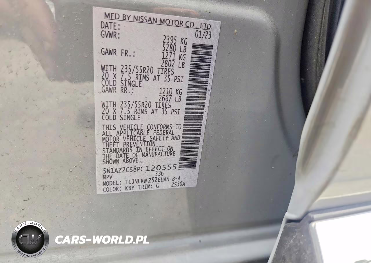 2023 Nissan Murano Sl VIN:5N1AZ2CS8PC120555 - 13
