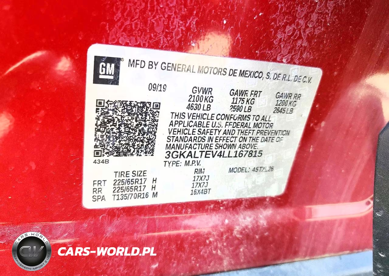 2020 GMC Terrain Sle VIN:3GKALTEV4LL167815 - 14