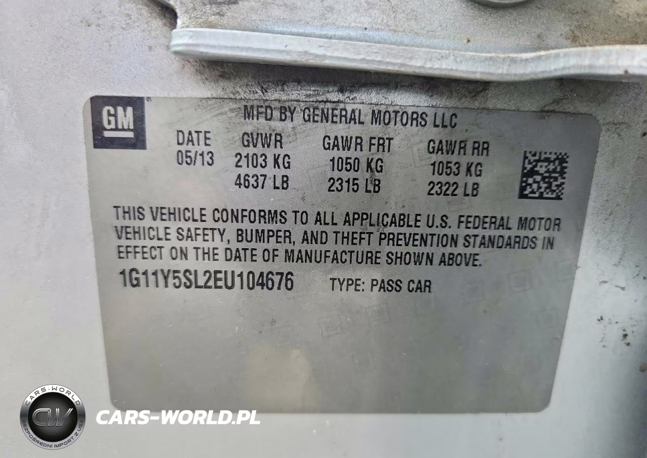 2014 Chevrolet Impala Ls VIN:1G11Y5SL2EU104676 - 12