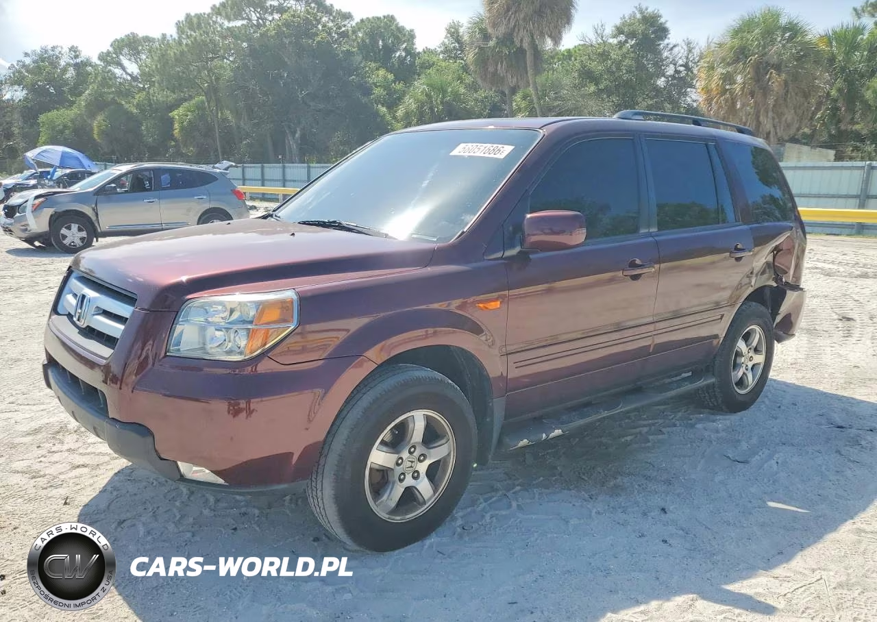 2007 Honda Pilot Exl VIN:2HKYF187X7H506084 - 1