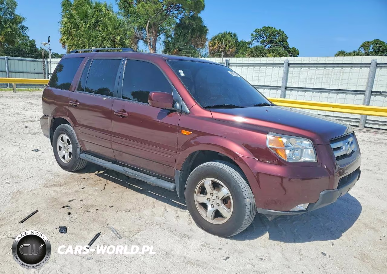 2007 Honda Pilot Exl VIN:2HKYF187X7H506084 - 4