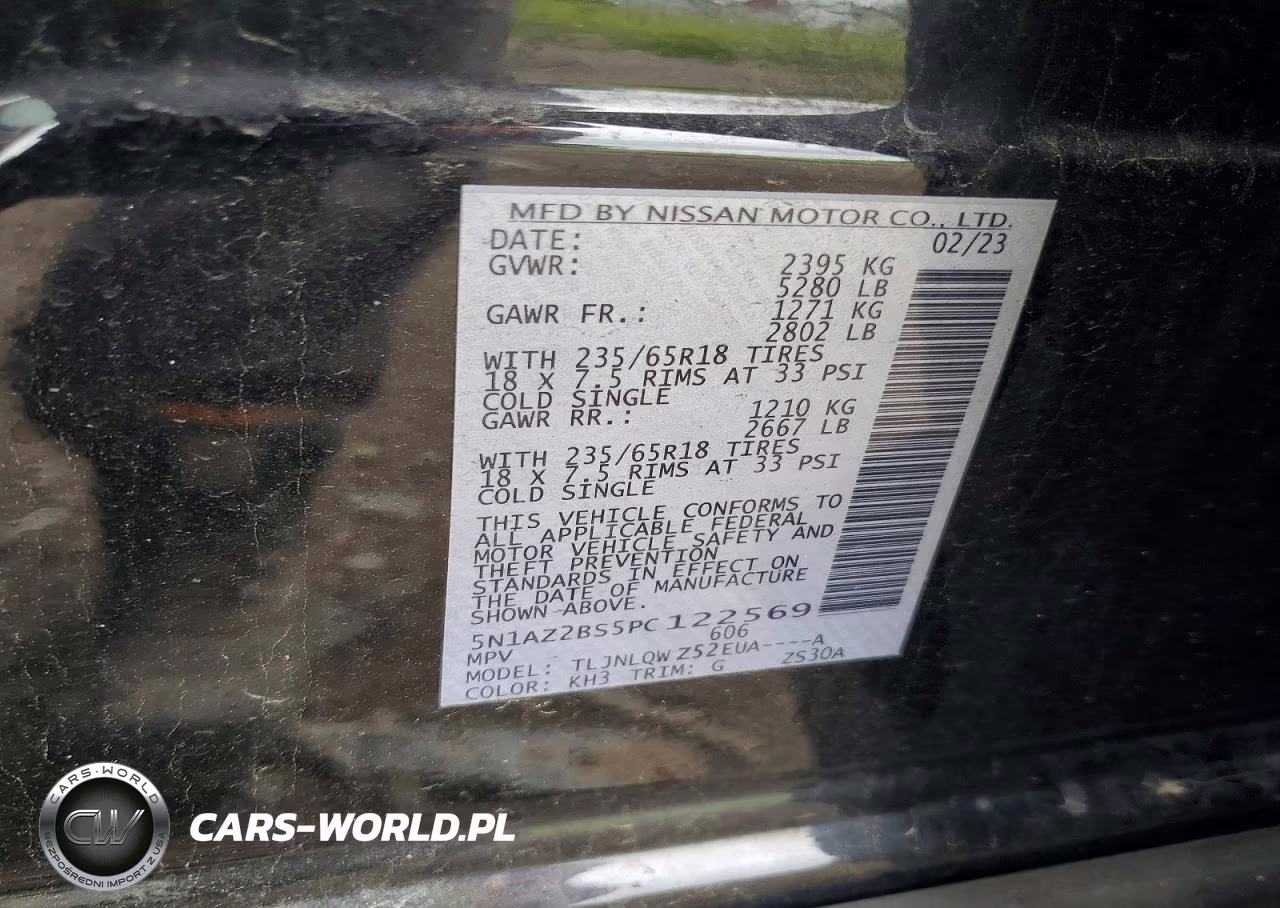 2023 Nissan Murano Sv VIN:5N1AZ2BS5PC122569 - 13