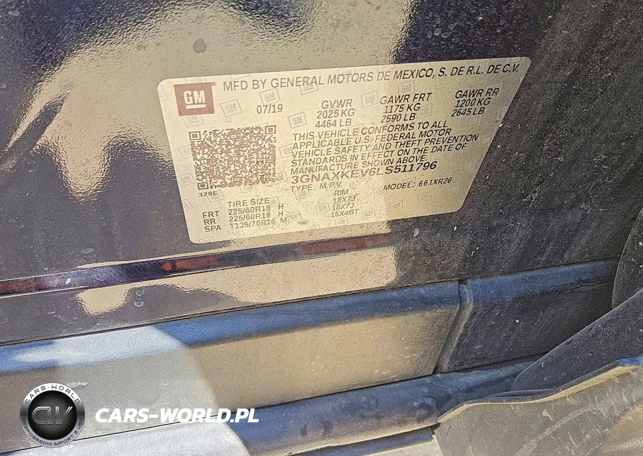 2020 Chevrolet Equinox Lt VIN:3GNAXKEV6LS511796 - 13