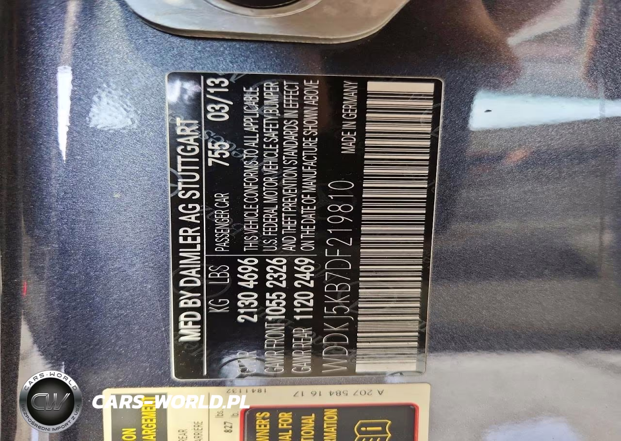 2013 Mercedes-Benz E 350 VIN:WDDKJ5KB7DF219810 - 12