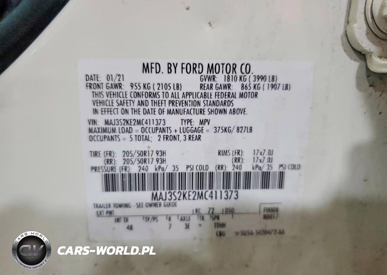 2021 Ford Ecosport Titanium VIN:MAJ3S2KE2MC411373 - 13