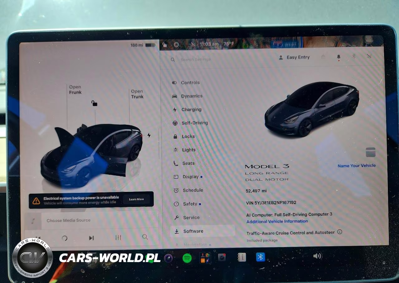 2022 Tesla Model 3 VIN:5YJ3E1EB2NF167192 - 9