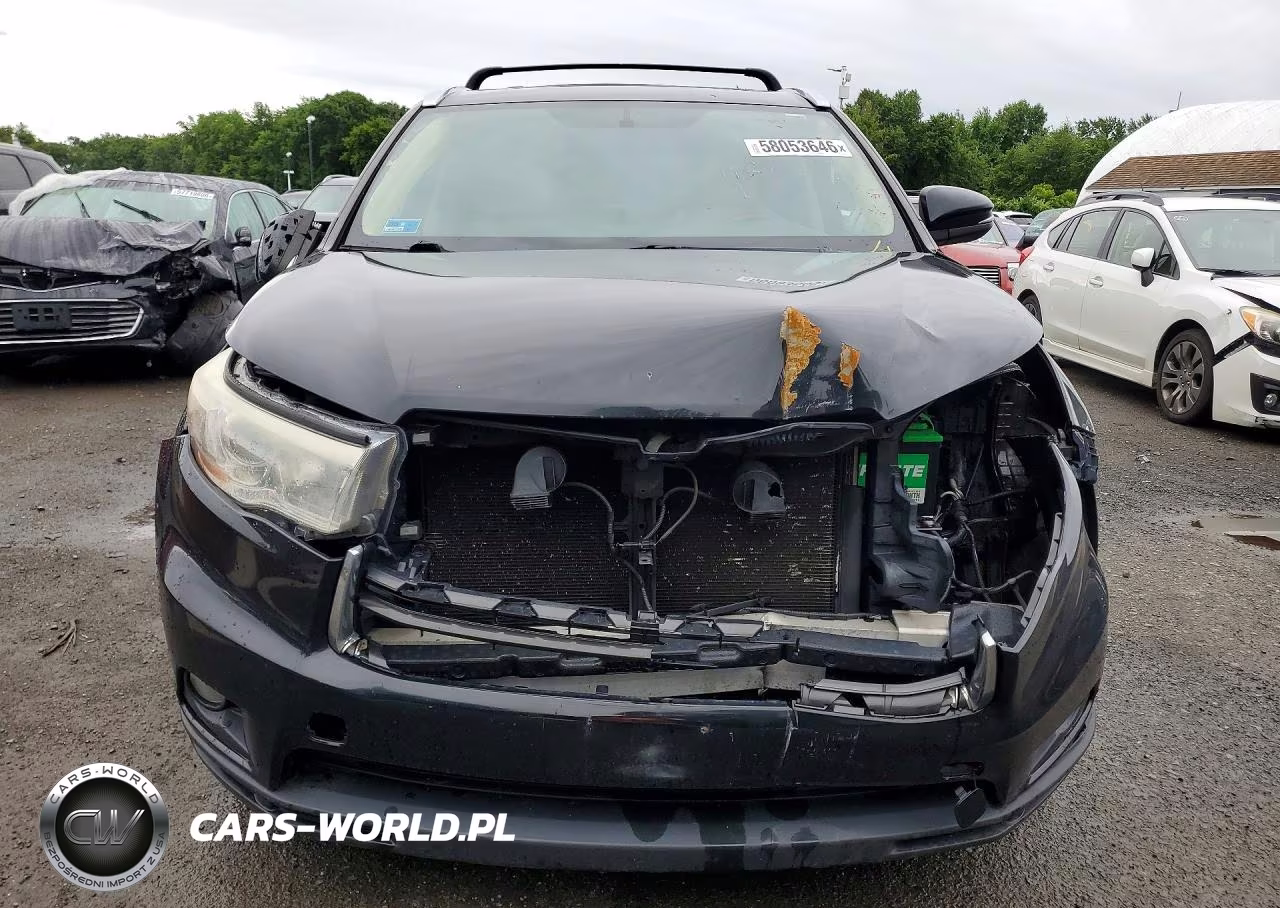 2014 Toyota Highlander Xle VIN:5TDJKRFH4ES012639 - 5