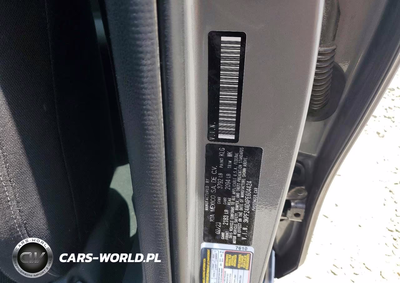 2023 Kia Forte Lxs VIN:3KPF24AD4PE604424 - 12
