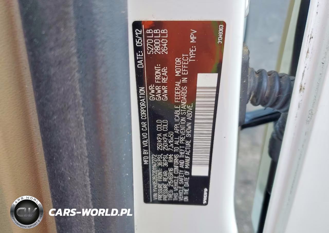 2013 Volvo Xc70 3.2 VIN:YV4952BZ2D1147272 - 13