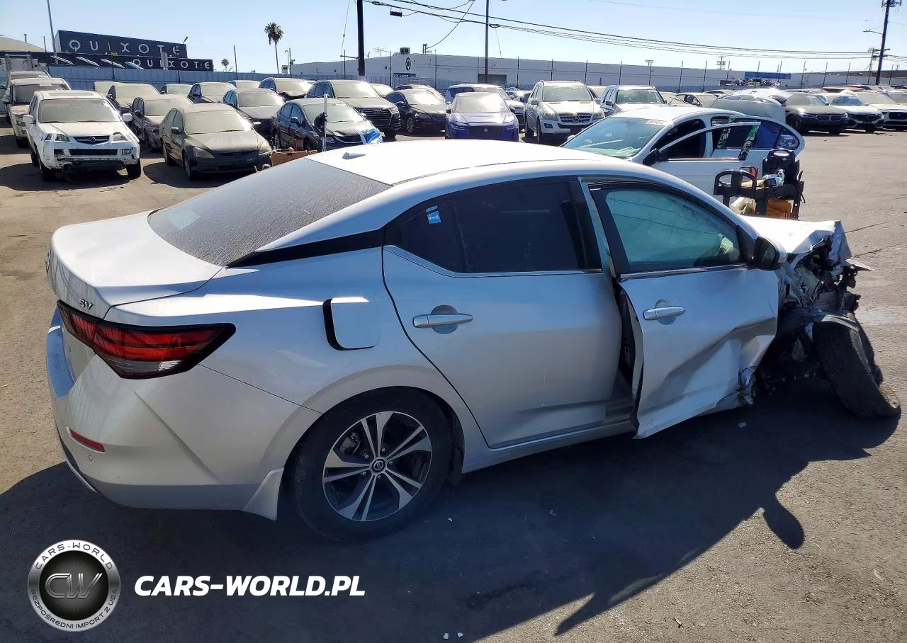 2021 Nissan Sentra Sv VIN:3N1AB8CV6MY312813 - 3