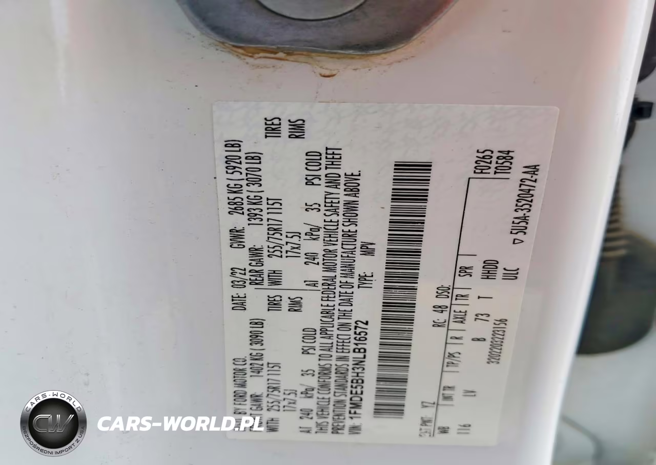 2022 Ford Bronco Base VIN:1FMDE5BH3NLB16572 - 14