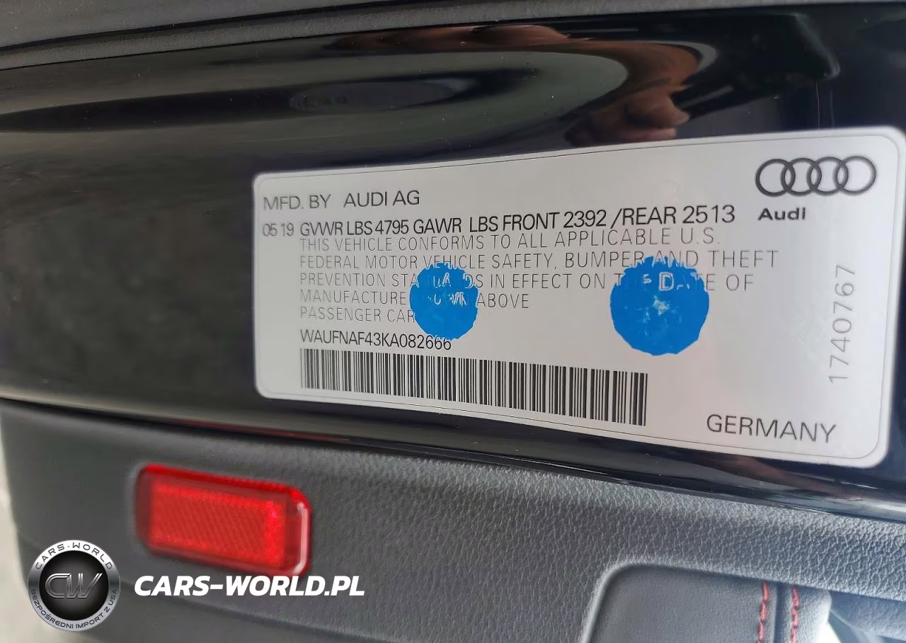 2019 Audi A4 Prestige VIN:WAUFNAF43KA082666 - 12