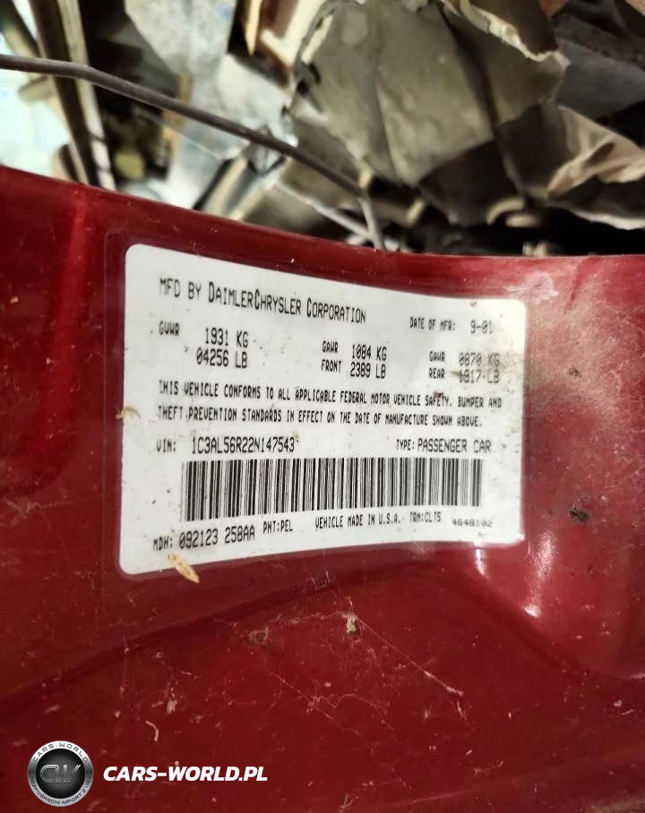 2002 Chrysler Sebring Lxi VIN:1C3AL56R22N147543 - 12