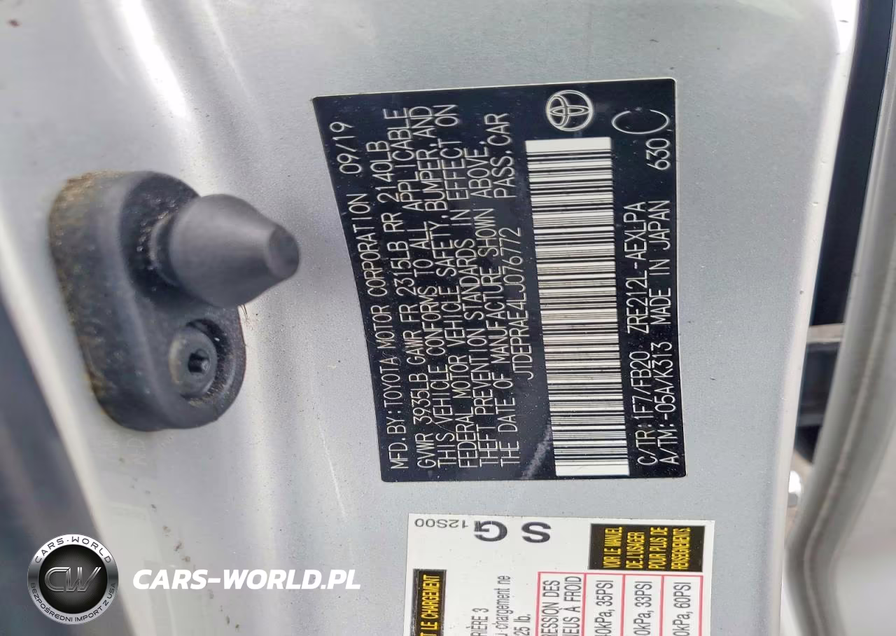 2020 Toyota Corolla Le VIN:JTDEPRAE4LJ076772 - 13