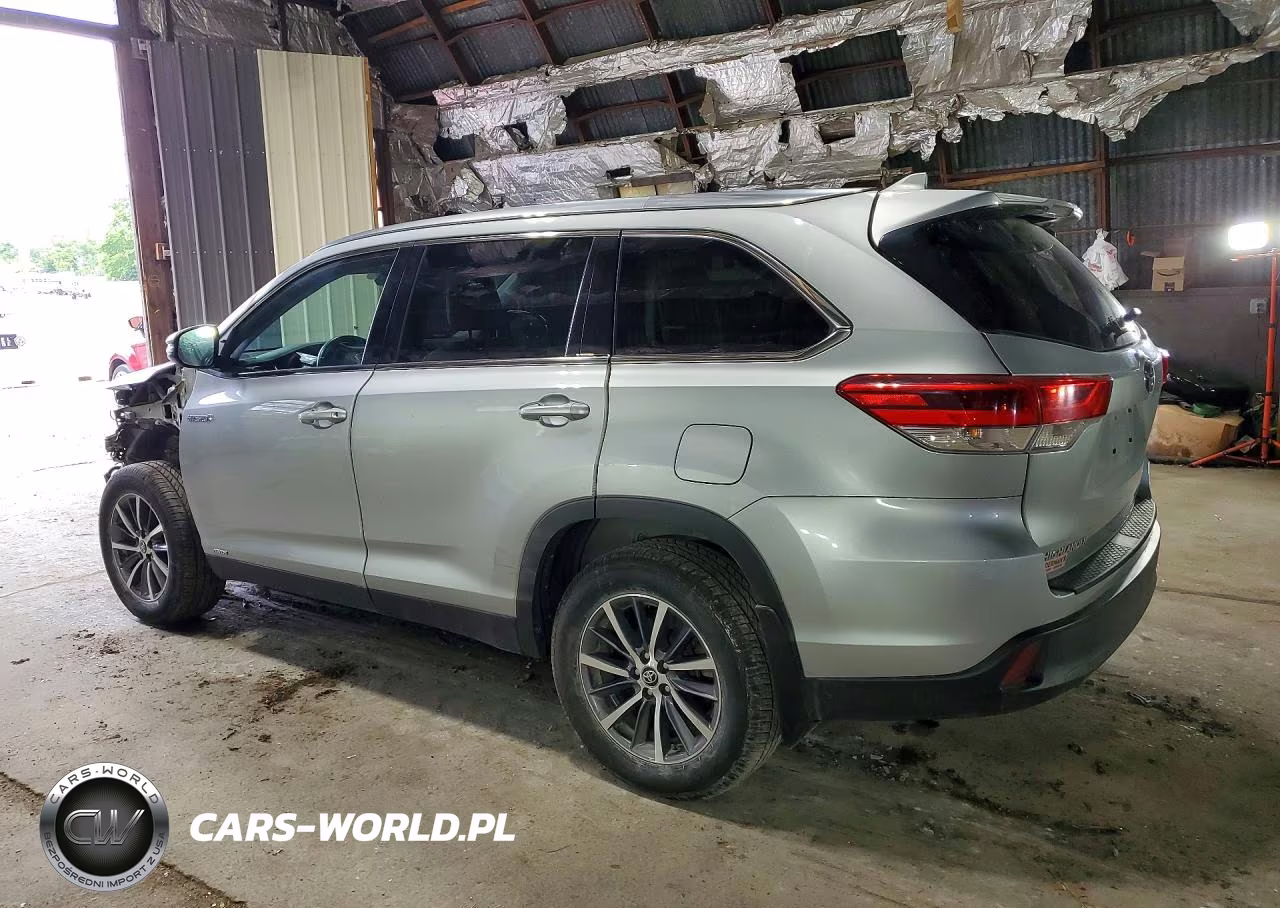 2019 Toyota Highlander Hybrid Xle VIN:5TDJGRFH0KS059552 - 2