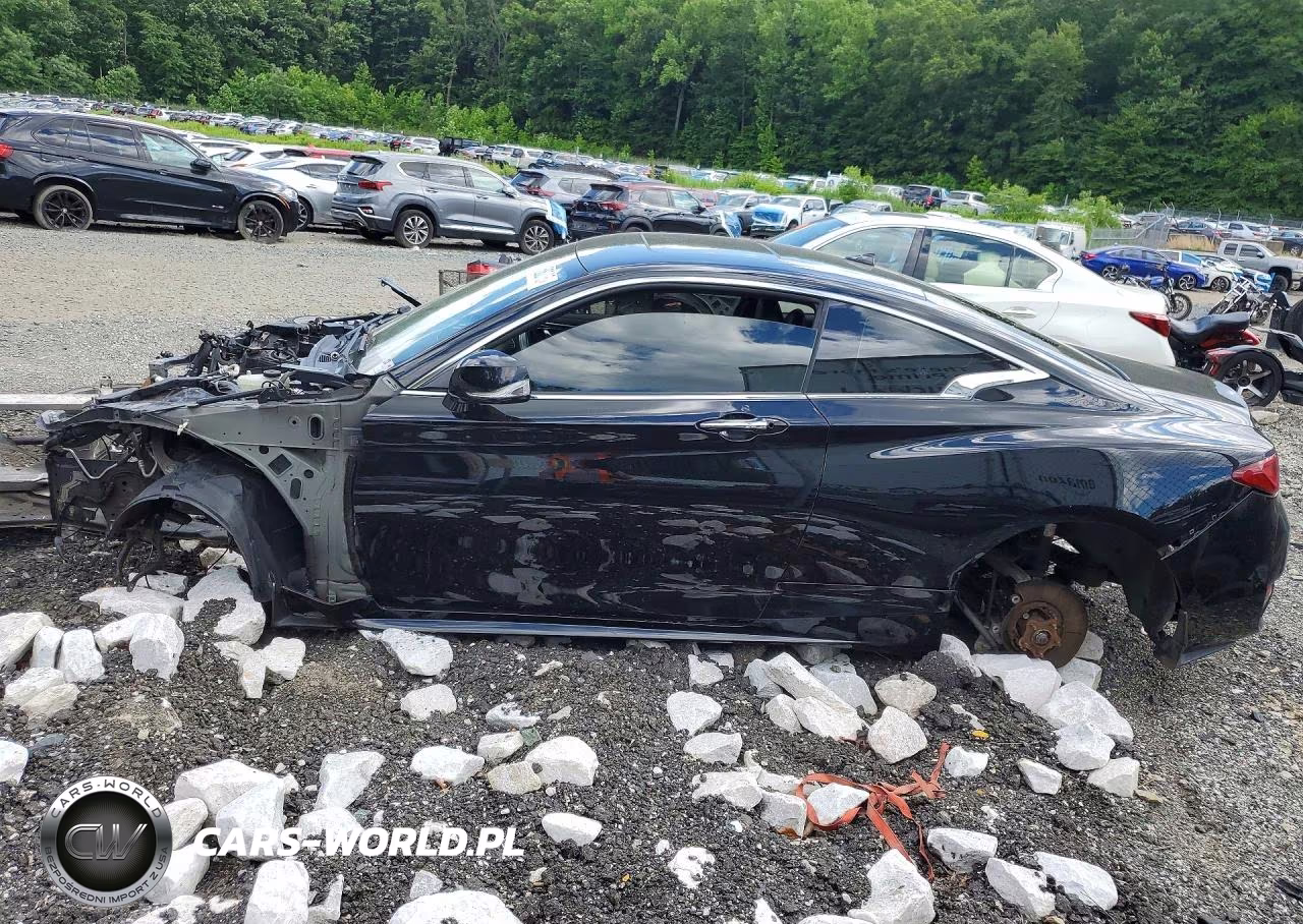 2017 Infiniti Q60 Red Sport 400 VIN:JN1FV7EL6HM700085 - 2