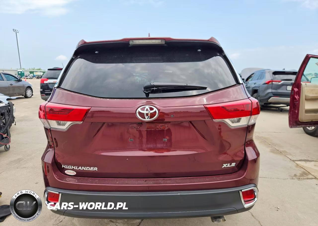 2019 Toyota Highlander Xle VIN:5TDKZRFH6KS301159 - 6
