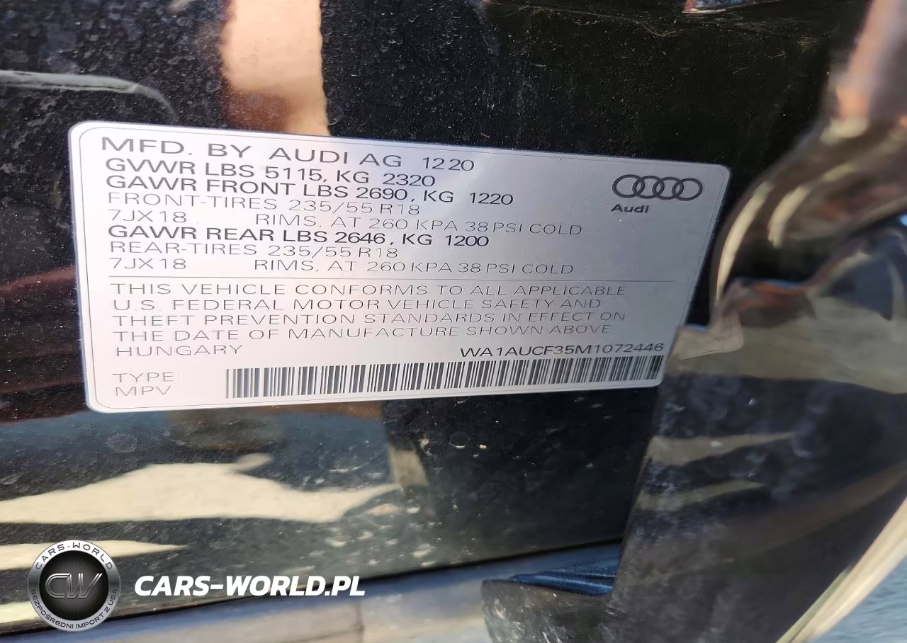 2021 Audi Q3 Premium 40 VIN:WA1AUCF35M1072446 - 13