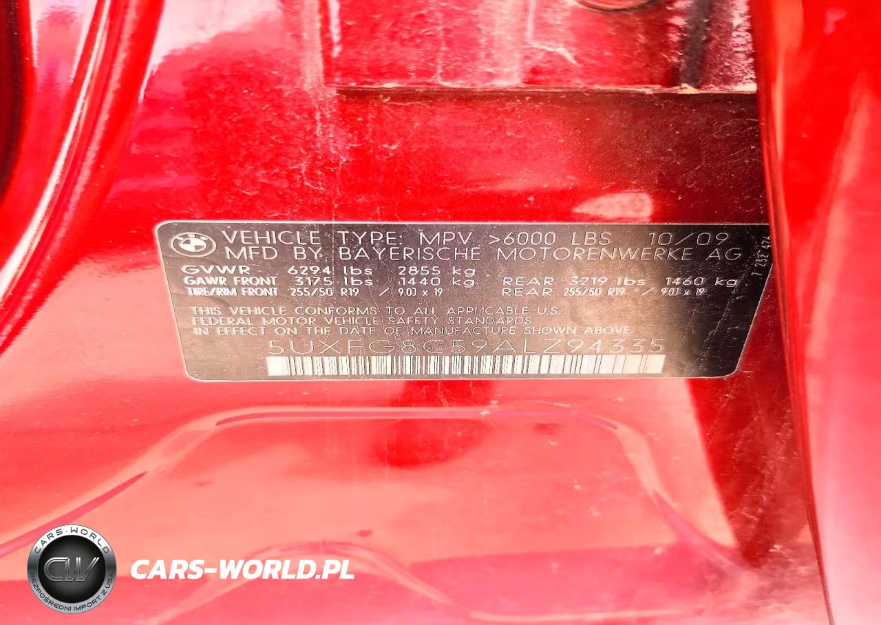 2010 BMW X6 xDrive50I VIN:5UXFG8C59ALZ94335 - 12