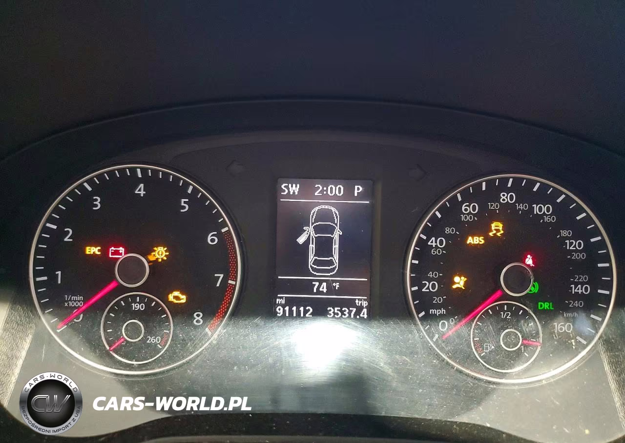 2013 Volkswagen Passat Se VIN:1VWBP7A3XDC089812 - 9