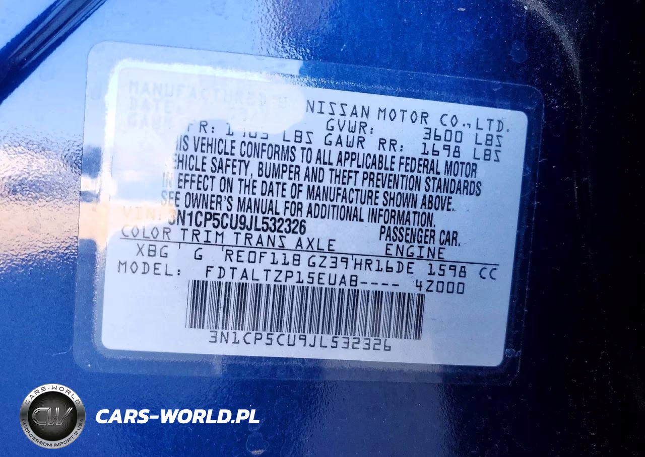 2018 Nissan Kicks S VIN:3N1CP5CU9JL532326 - 12