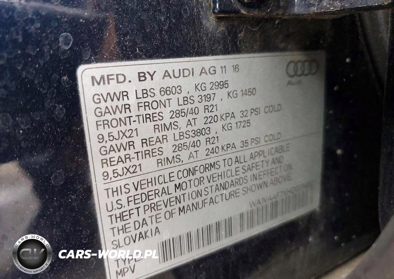 2017 Audi Q7 Prestige VIN:WA1VAAF7XHD035852 - 12