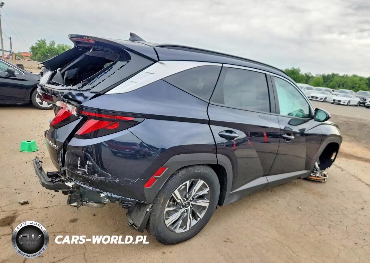 2024 Hyundai Tucson Blue VIN:KM8JBCD11RU222468 - 3