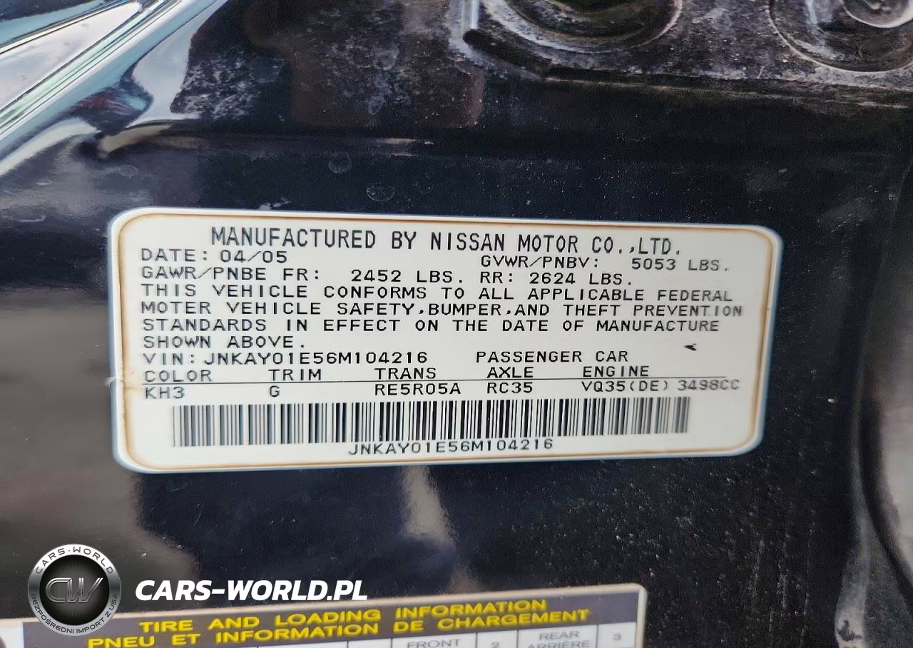 2006 Infiniti M35 Base-Sport VIN:JNKAY01E56M104216 - 12