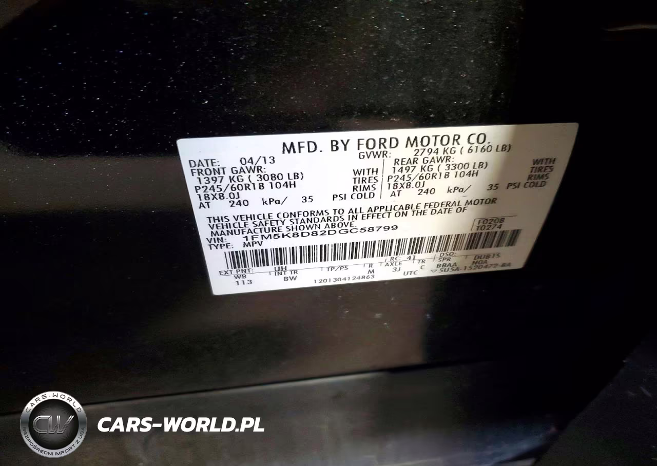 2013 Ford Explorer Xlt VIN:1FM5K8D82DGC58799 - 13