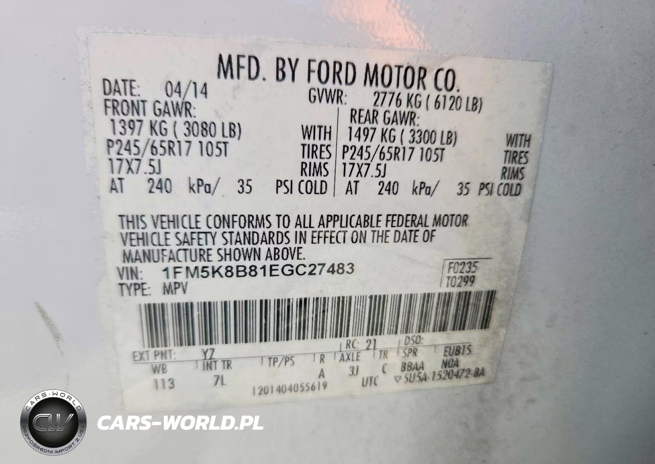 2014 Ford Explorer VIN:1FM5K8B81EGC27483 - 14