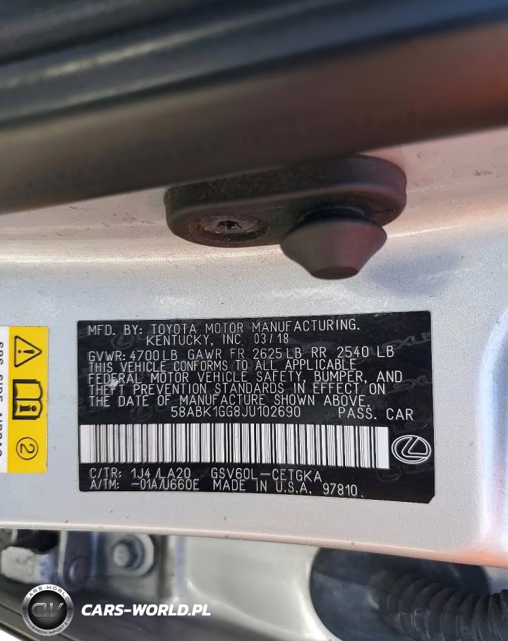 2018 Lexus Es 350 VIN:58ABK1GG8JU102690 - 13