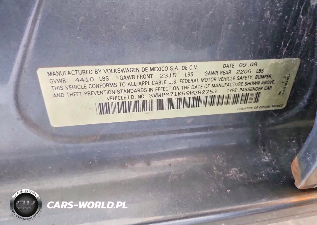 2009 Volkswagen Jetta Se VIN:3VWPM71K59M282753 - 12