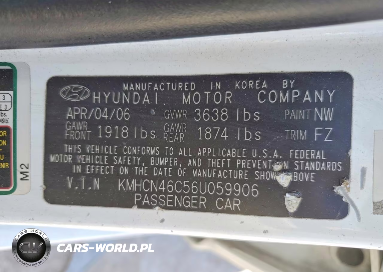 2006 Hyundai Accent Gls VIN:KMHCN46C56U059906 - 12