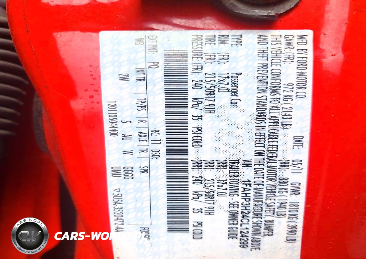 2012 Ford Focus Sel VIN:1FAHP3H24CL124299 - 12
