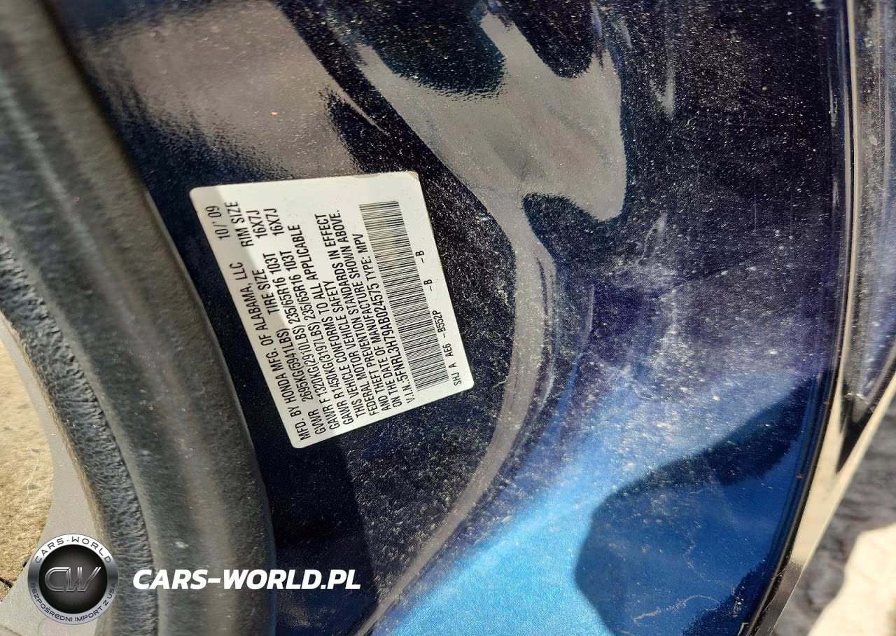2010 Honda Odyssey Exl VIN:5FNRL3H79AB024575 - 12