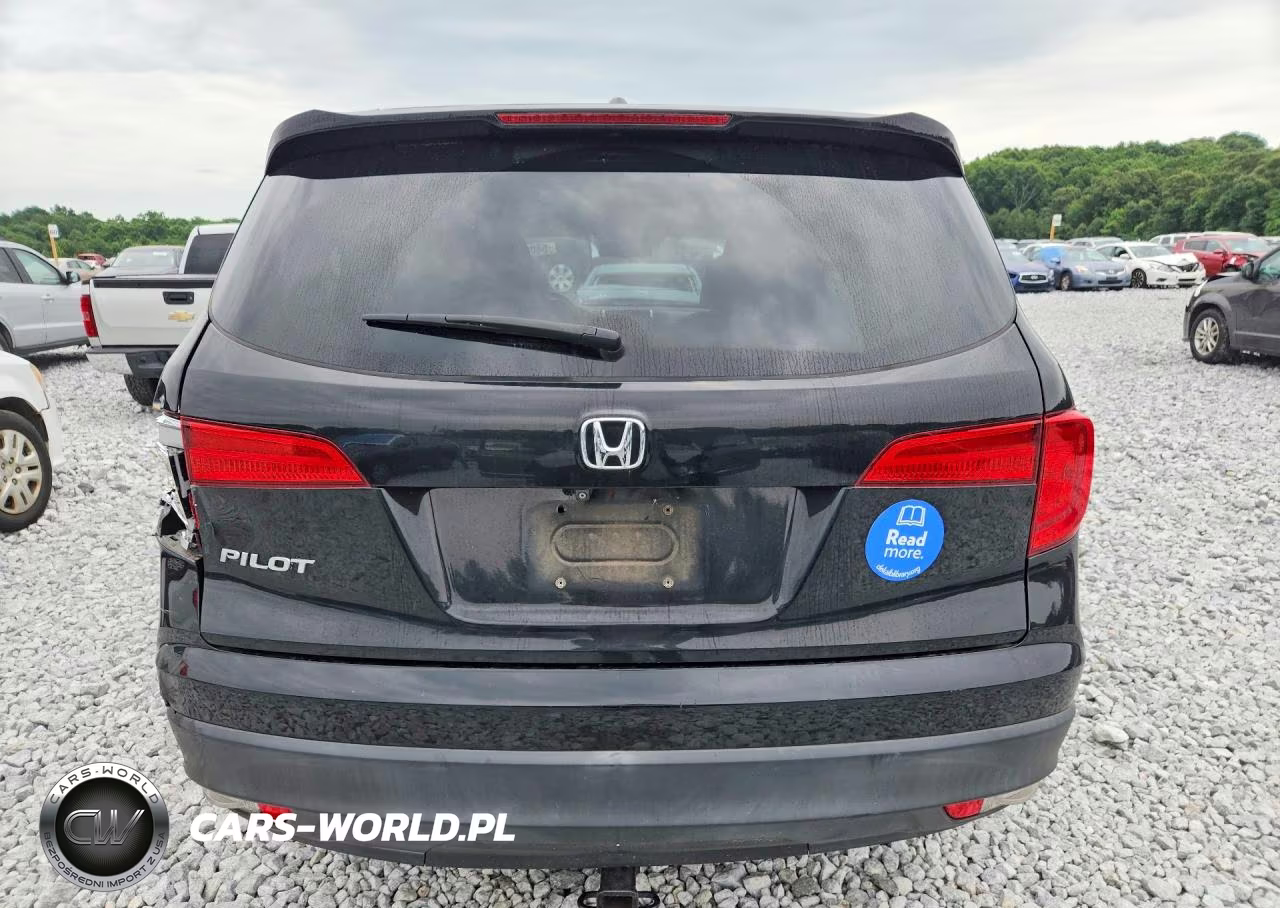 2017 Honda Pilot Exl VIN:5FNYF5H66HB002937 - 6
