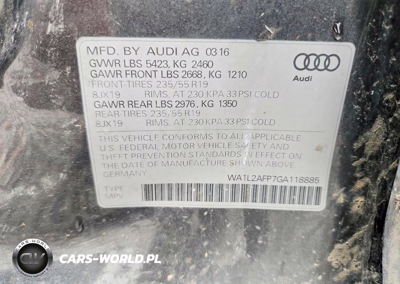 2016 Audi Q5 Premium Plus VIN:WA1L2AFP7GA118885 - 12