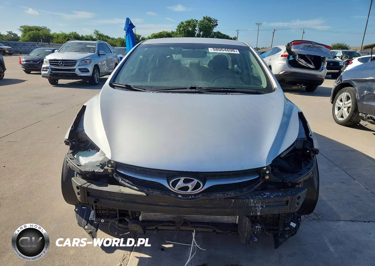 2012 Hyundai Elantra Gls VIN:KMHDH4AE3CU326041 - 5